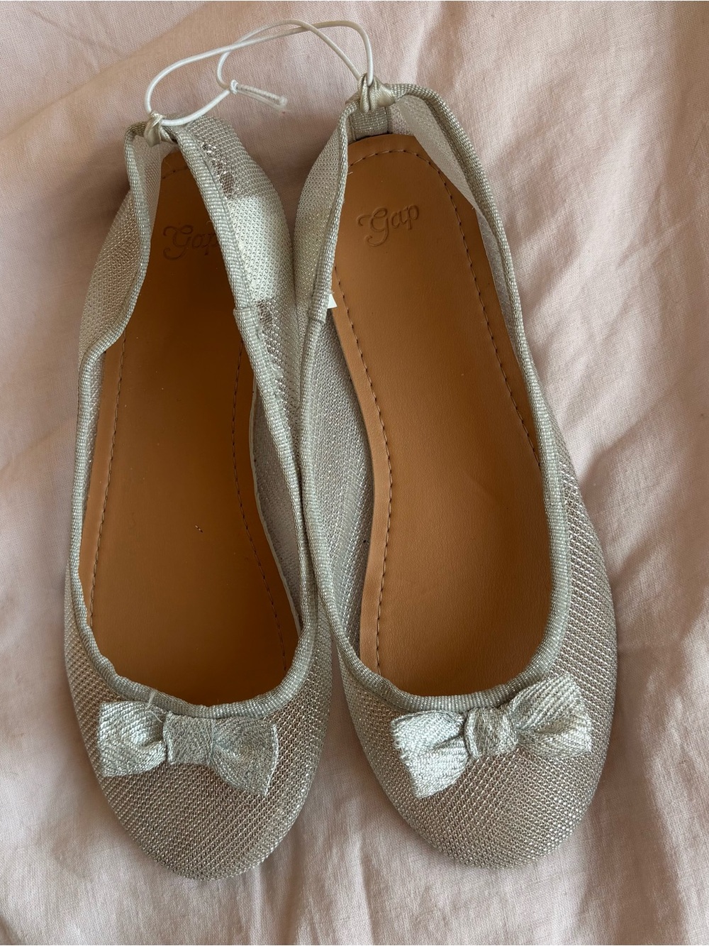 GAP Sheer Silver Ballet Flats